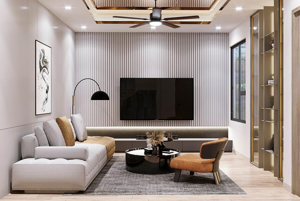 Nội thất phòng khách phong cách hiện đại