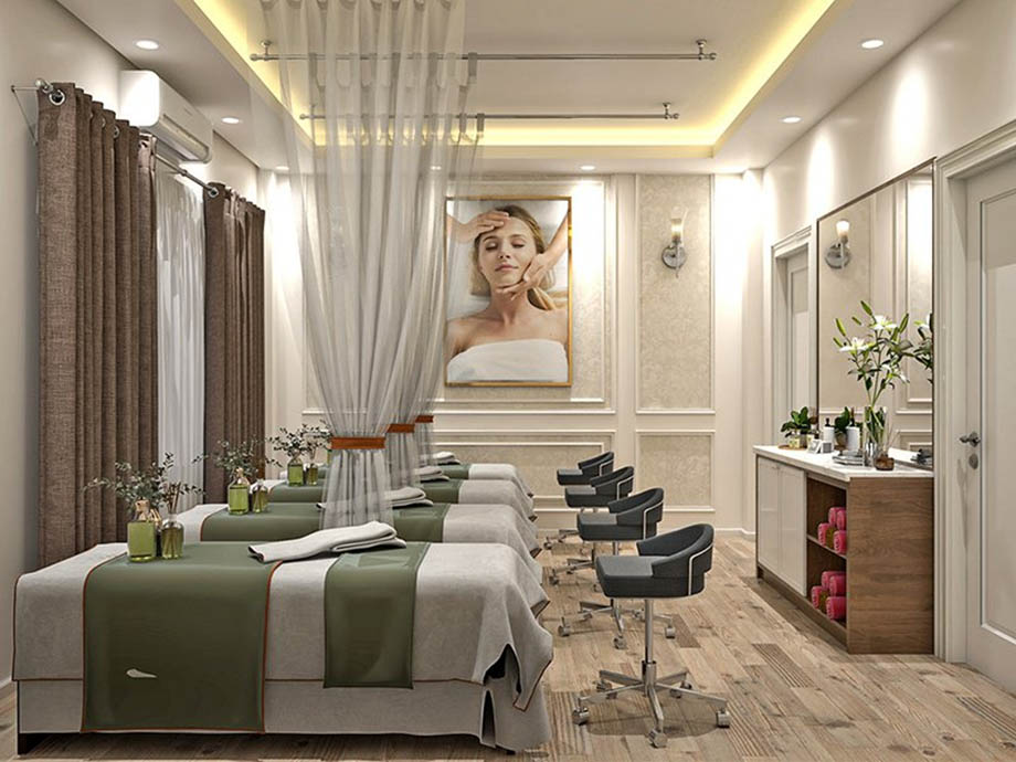 Lưu ý khi thi công trần thạch cao Spa