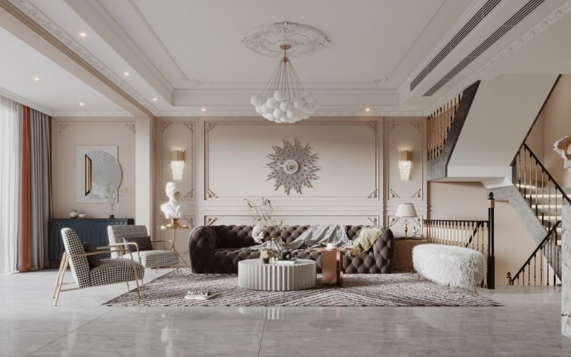 Lý do nên chọn trần thạch cao tân cổ điển