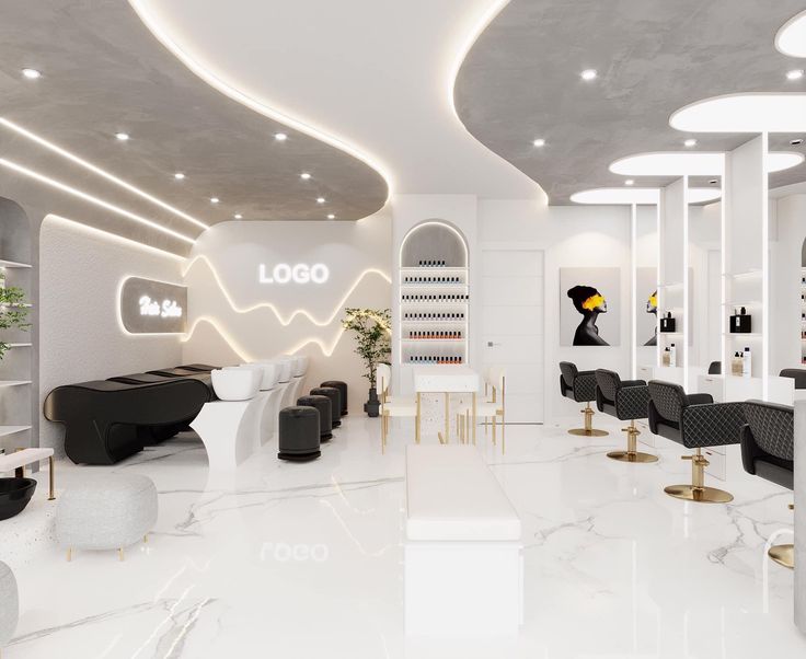 Mẫu trần uốn lượn ấn tượng