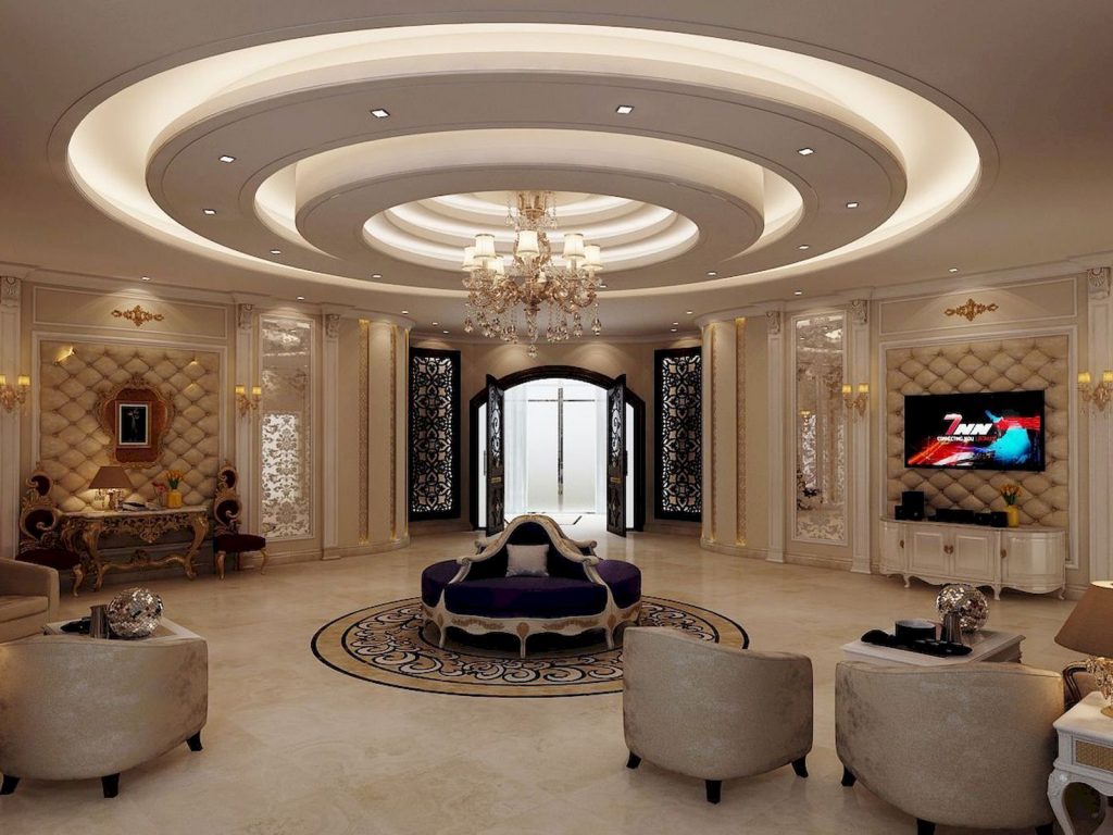 Trần thạch cao phong cách cổ điển