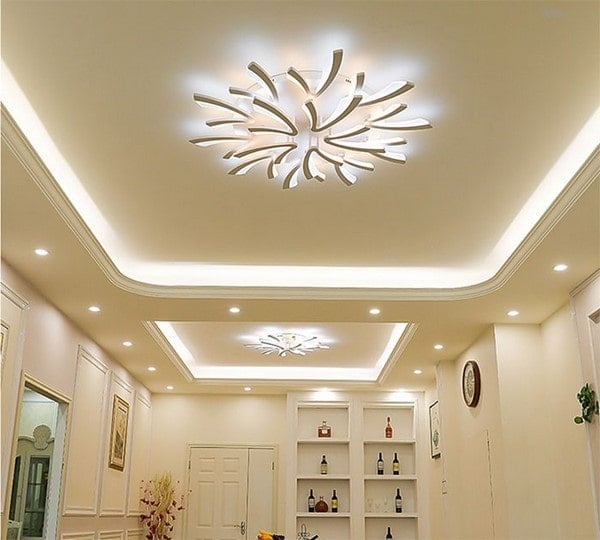 Trần thạch cao kết hợp với đèn