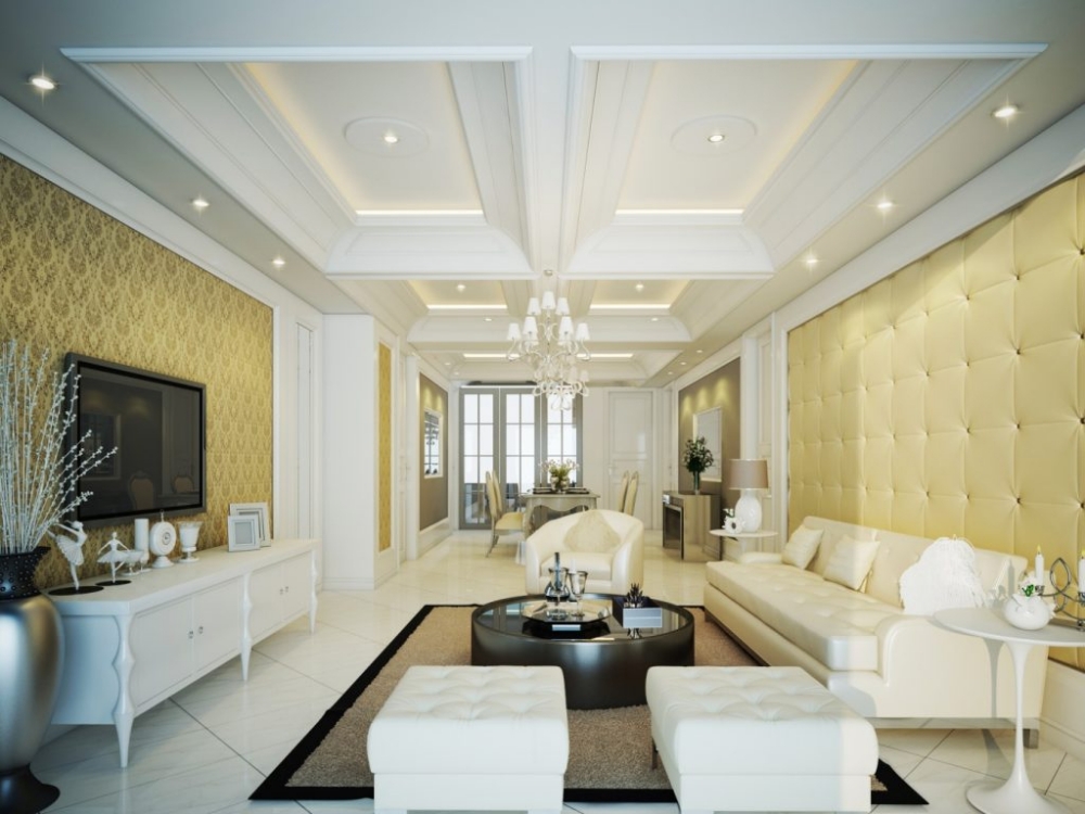 Trần thạch cao phong cách Á Đông